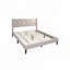 Lit tapissier en velours