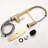Brushed Gold Sink Faucet With Pull Down - Spot Finish, 360 Swivel, 1.8Gpm Flow Rate Scratch Surface, 9.05" Spout Reach,