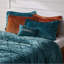 Ensemble d'édredon en velours écrasé Felicia avec coussin décoratif-1672112102-1672112121