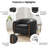 Leamon Fire-Resistant Upholstered Barrel Chair-173885915-194198064