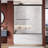 56"-60" W x 62" H Semi-Frameless Double Sliding Tub Door-59866364