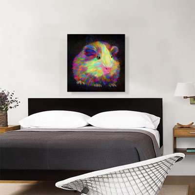 Cochon d'Inde rongeur - impression sur toile tendue