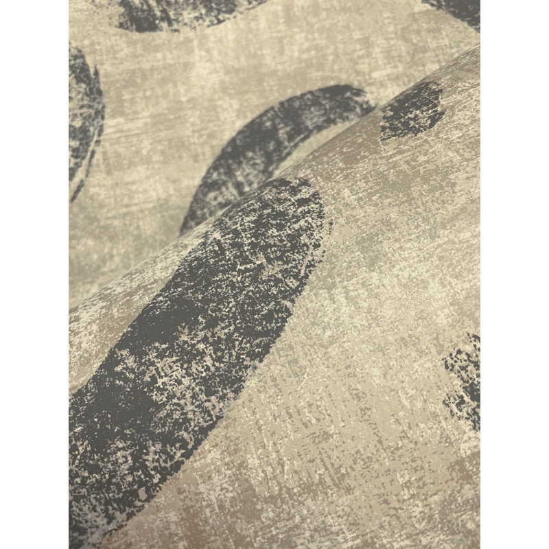 Papier peint texturé rouille non tissé Pi., Noir, noir, noir, noir
