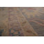 Tapis bleu teint à la main Oushak 9 x 12