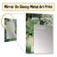 «Green Succulents Flowers Serene Succulents IV - Succulent Large Mirror», impression sur toile-966494864