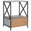 Cinar 50cm W Iron Bedside Table-306003869