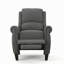 Canapé inclinable en tissu Mid-Century