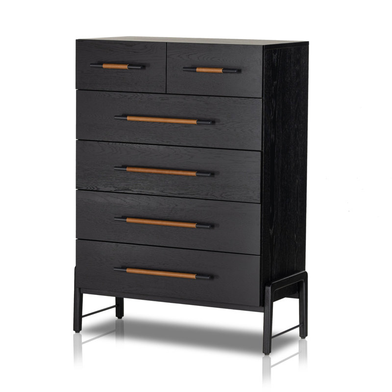Rosedale 6 - Drawer Dresser, Ebony Oak