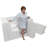 Ella Wheelchair Transfer 26"x52" Acrylic Soaking Walk-In-Bathtub, Right Outward Swing Door, Heated Seat, 2 Piece Fast Fill Faucet, 2" Dual Drain-64890293