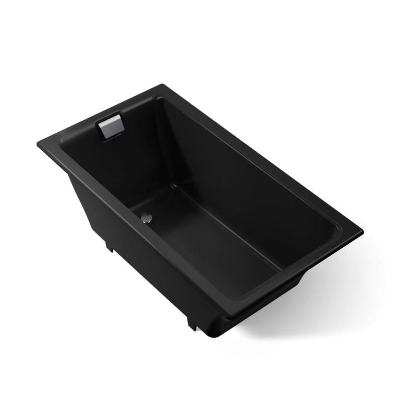 Tea-for-Two® 66" x 36" Dop-In or undermount, Black Black™