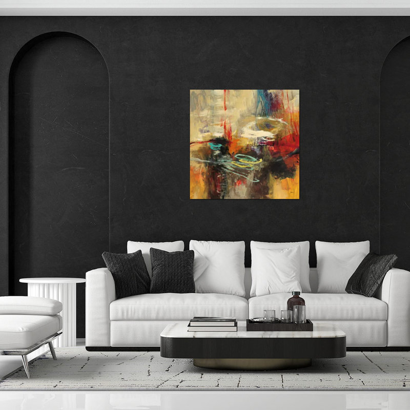 «Instinctual Beauty II» par Randy Hibberd - peinture sans cadre, H 36 po x l 36 po x P 0,25 po