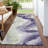 Machine Washable Indoor/Outdoor Xhevrie Lavender Rug-924767738