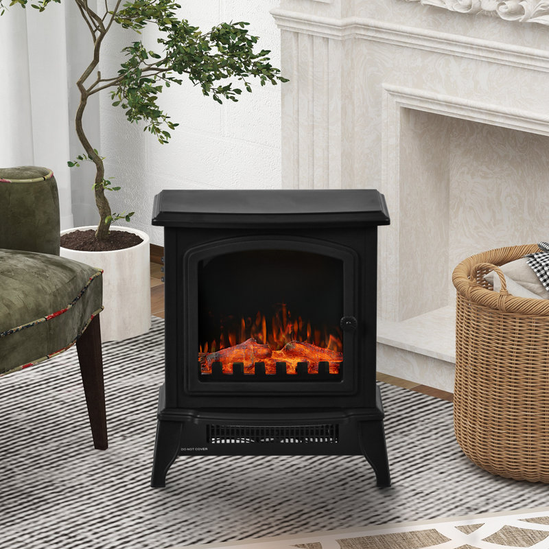 Marlon Belfry Heating Electric Stove with 220 BTU, Black, 42cm W x 53cm H