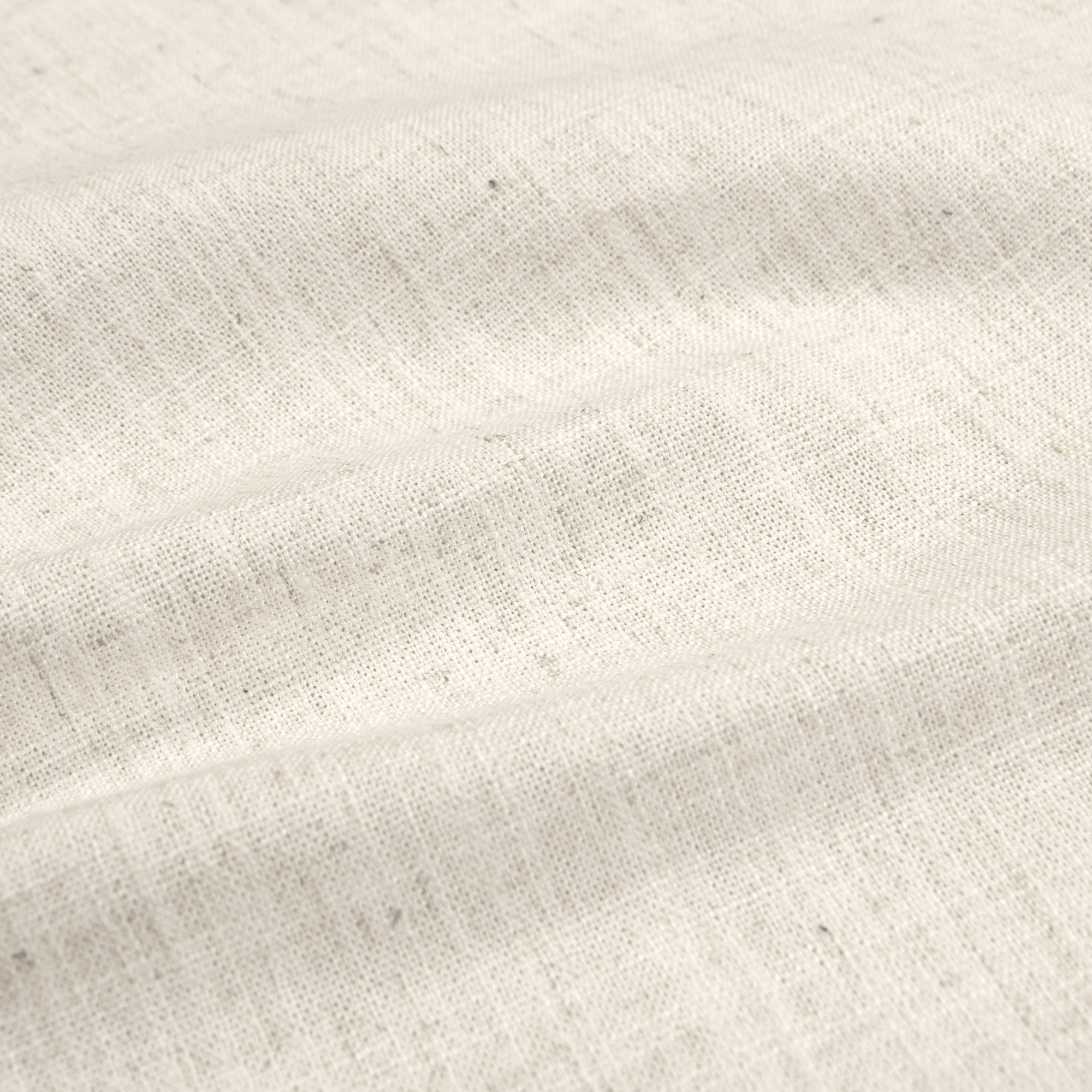 Jebb Upholstered Ottoman, Classic Talc Linen