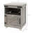 HOMCOM Small Side Table With Storage, Farmhouse End Table With Open Shelf And Cupboard, Modern Sofa Table With Wood Legs For Living Room, Gray