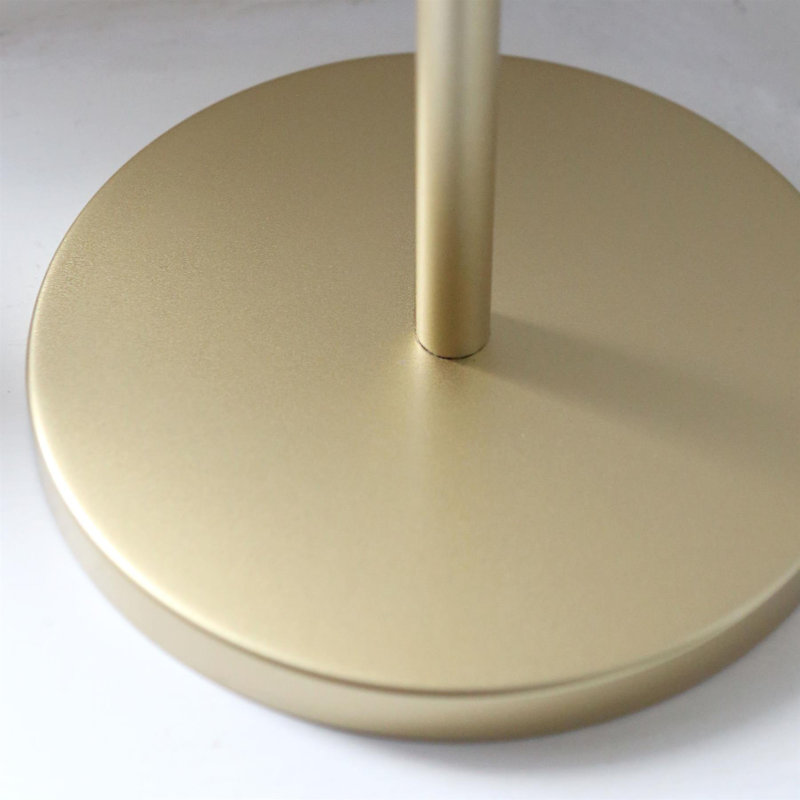 Harbour Housewares - Magnifying Pedestal Mirror, Gold