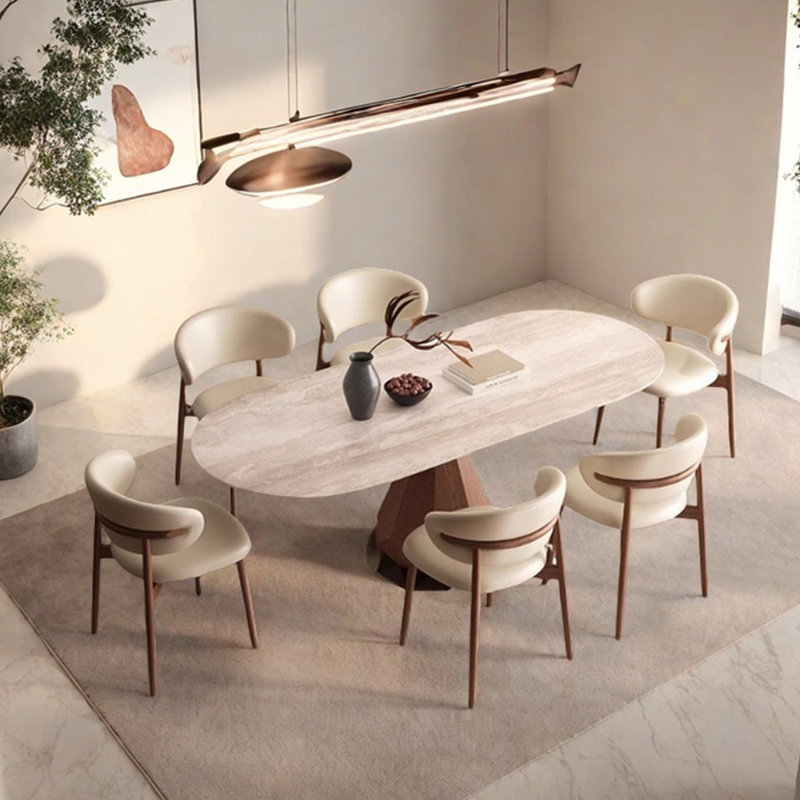 Ensemble de table de salle à manger Graceful, H 29,53 po x L 70,87 po x l 31,5 po
