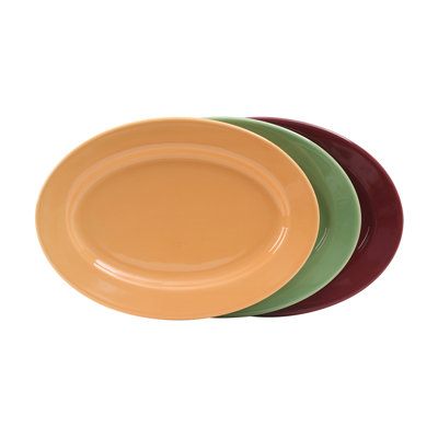 Tuxton DECORATED VITRIFIED CHINA Platter