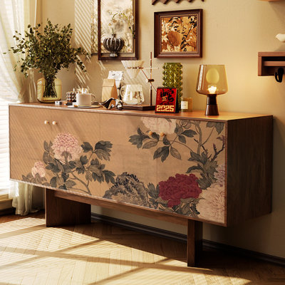 Retro and minimalist style sideboard
