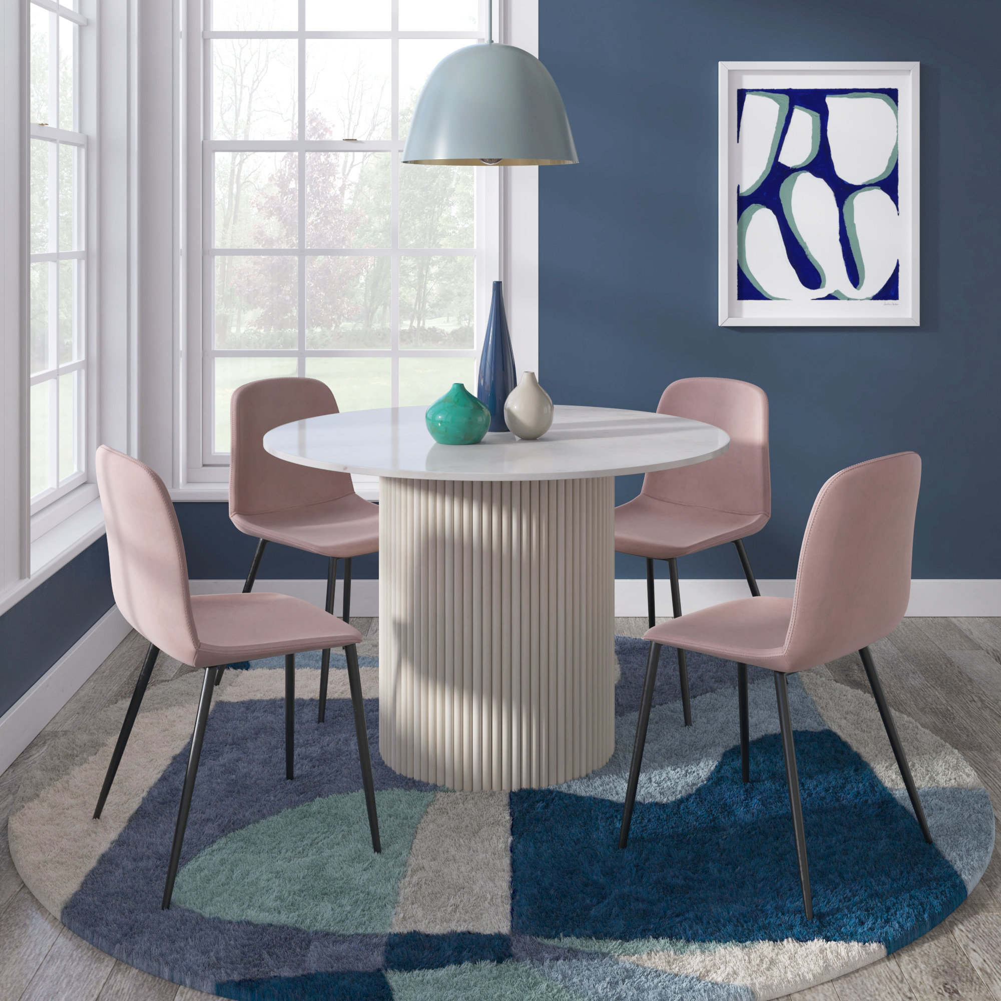 Kingman 5 piece discount folding dining set