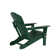 Shawnna 4-Piece Adirondack Conversation Chair with Footrest Ottoman Set
