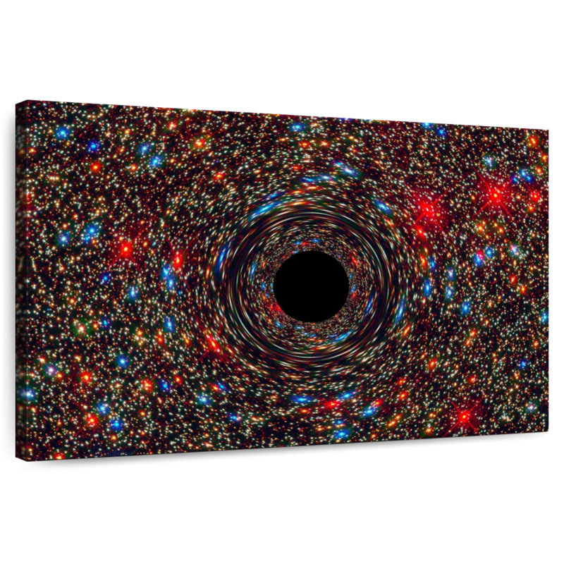 Oberle Galaxy M87 Black Hole, 26" H x 39" W