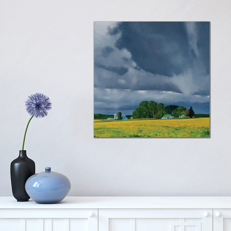Late Summer Soybeans Ellsworth WI by Ben Bauer - Wrapped Canvas Print, 45.72 cm H x 45.72 cm W x 1.91 cm D