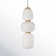 Kace 1 - Light Black/Gold LED Unique/Statement Pendant