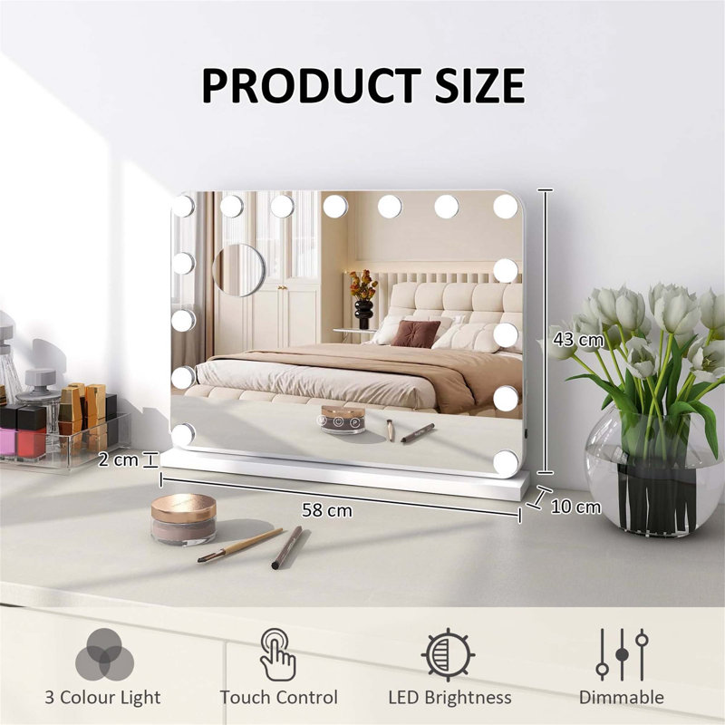Demetrias Metal Rectangle Mirror