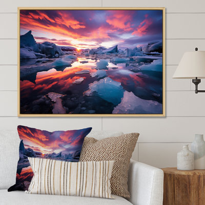 «Ambriehl Glacier Landscape Sunset II», reproduction