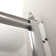 60" - 61" W x 72" H Single Sliding Semi-Frameless Shower Door with Tempered Glass