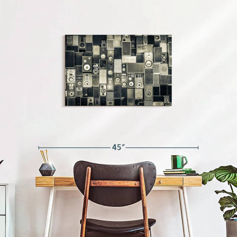 Abarca mosaïque de haut-parleurs, H 20 po x l 30 po