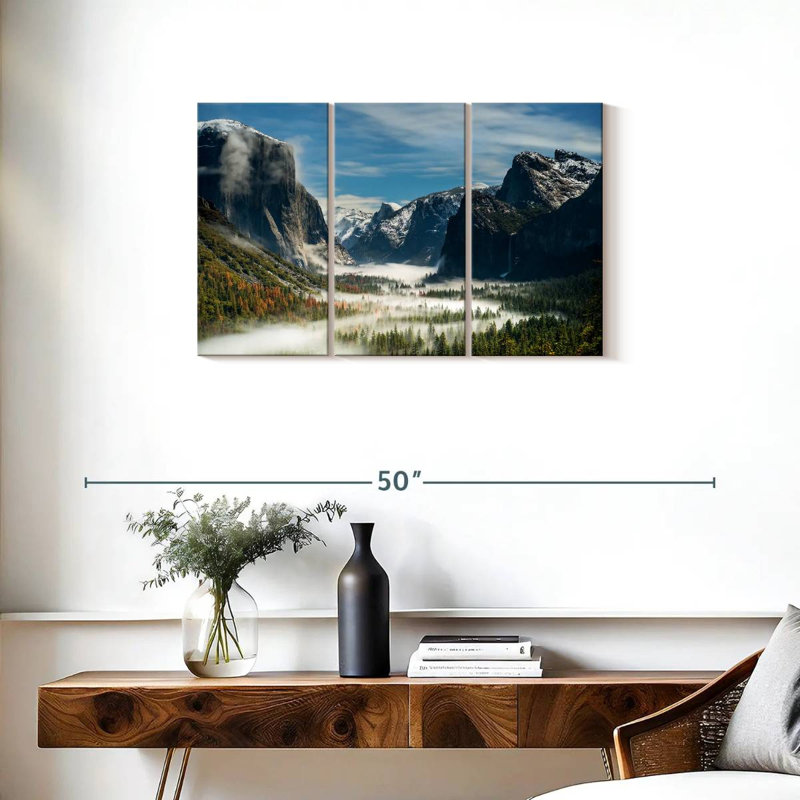 Alvord Yosemite Fog Valley, H 20 po x l 33 po