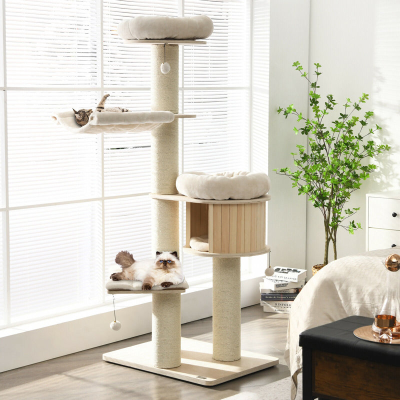 Aylisha 68.5 " H Cat Scratching Post