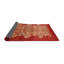 Tapis oriental rouge / jaune Mellville-1542039556