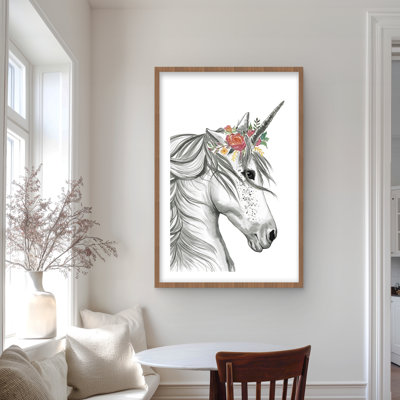 Magic Unicorn - chambre à coucher, reproduction encadrée