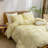 BESTOUCH Duvet Cover Set 100% Washed Cotton Linen Feel Lightweight-114986044-114986049