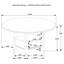 Table de salle à manger élégante avec tiroir de rangement intégré