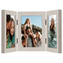 Jaspee 4x6 Picture Frame Black Wood Displays 3.5x5 Photo Frame