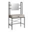 Oscar Industrial Dressing Table with Mirror, Modern Bedroom Furniture-386965872