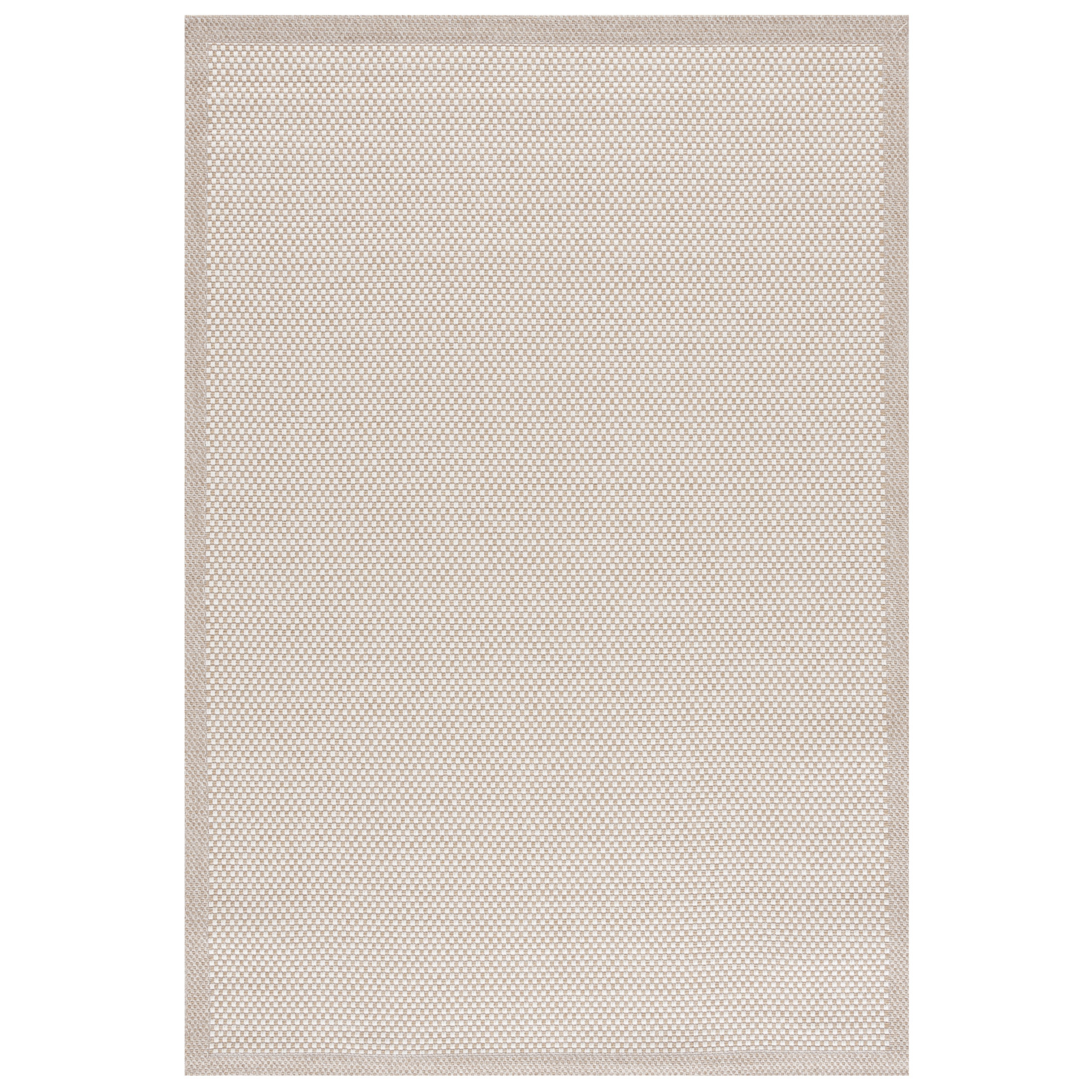 Osaka Sisal All-Weather Performance Checkered Rug, Rectangle 5'3" x 7'6"
