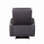 Cuir d'ameublement inclinable Power Motion, brun
