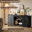Meuble télé rustique avec porte de grange-1557407178