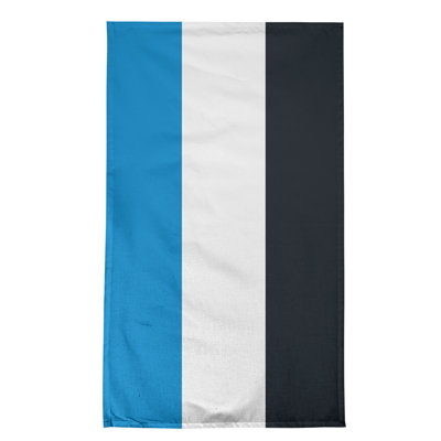 Serviette de thé à rayures pour équipe de football tampa bay