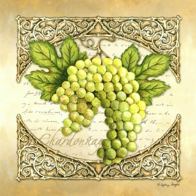 Wine Grapes II - Wrapped Canvas Print, 30cm H x 30cm W x 3.8cm D