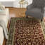 Oakleaf Wool Oriental Indoor Rug-1880337365