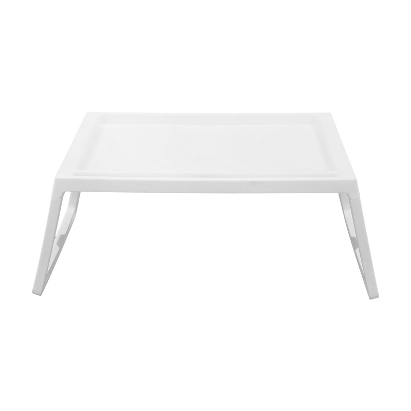 Lot de 8 supports pliables blancs pour ordinateur portable, table d'appoint multifonctionnelle pour la maison, l'école, la chambre, le canapé ou les pique-niques. Parfait pour la maison, l'école, les sorties et les pique-niques.