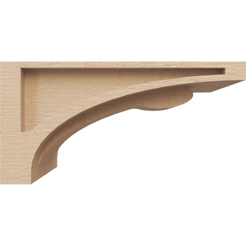 Bois de cèdre brut Viola TimberThane Corbel, apprêté brun clair, H 5 po x l 5 po x P 10 po