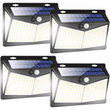 Outdoor Wall Light Solar Powered With Motion Sensor (4 Pack)