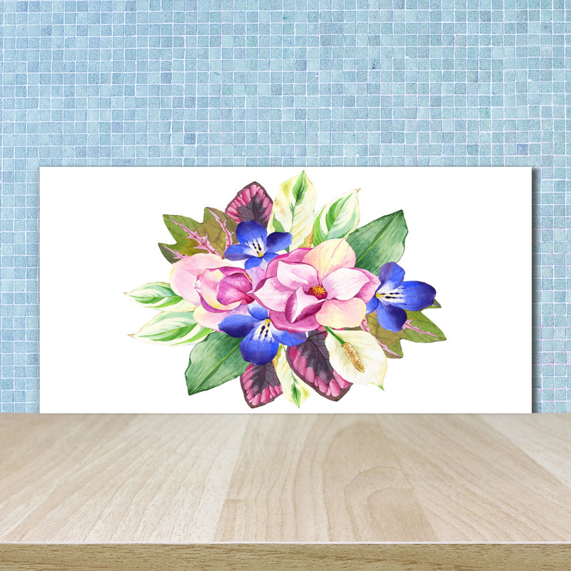 50cm W x 100cm L Glass Peel and Stick Panel